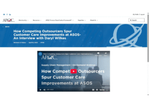 Tăng Cường Hiệu Quả Công Việc Với Tài Nguyên Từ APQC: Cách Sử Dụng Để Đạt Được Kết Quả Tối Ưu